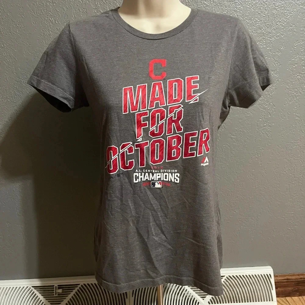 Cleveland Indians Made for October T-Shirt Medium